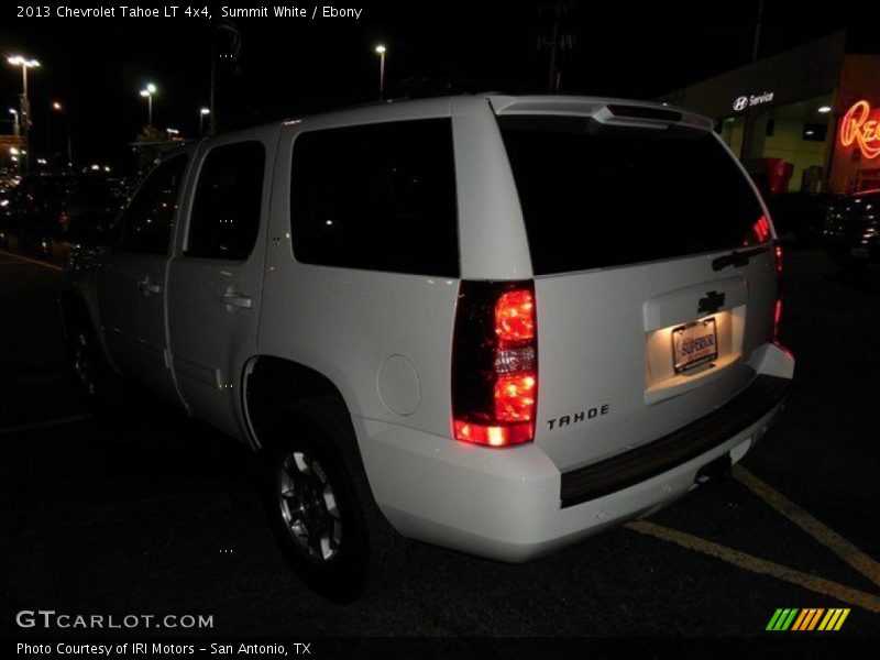 Summit White / Ebony 2013 Chevrolet Tahoe LT 4x4