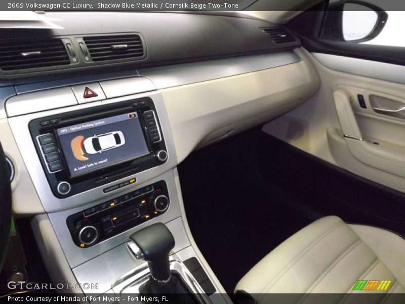 Shadow Blue Metallic / Cornsilk Beige Two-Tone 2009 Volkswagen CC Luxury