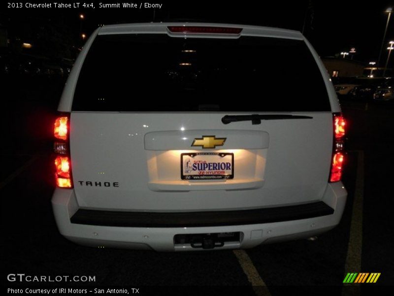 Summit White / Ebony 2013 Chevrolet Tahoe LT 4x4