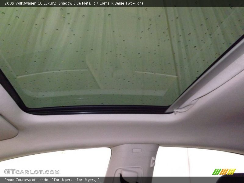 Shadow Blue Metallic / Cornsilk Beige Two-Tone 2009 Volkswagen CC Luxury