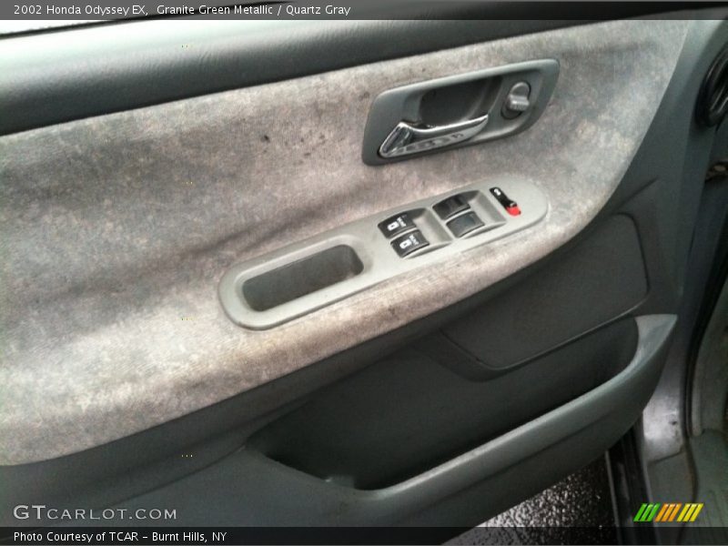 Granite Green Metallic / Quartz Gray 2002 Honda Odyssey EX