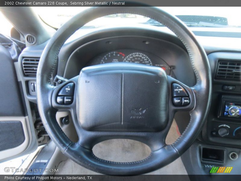 Sebring Silver Metallic / Neutral 2002 Chevrolet Camaro Z28 Coupe