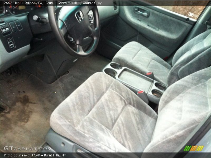 Granite Green Metallic / Quartz Gray 2002 Honda Odyssey EX