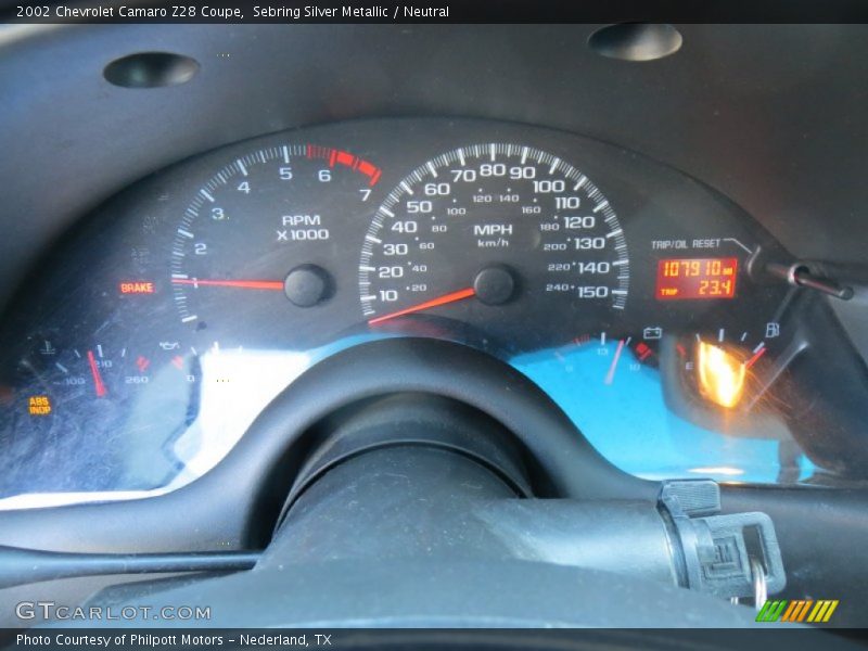 Sebring Silver Metallic / Neutral 2002 Chevrolet Camaro Z28 Coupe