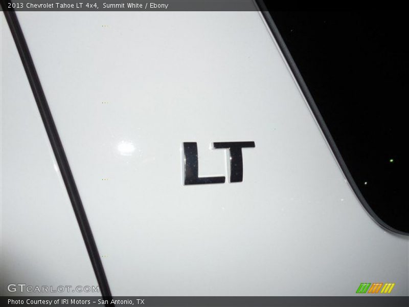 Summit White / Ebony 2013 Chevrolet Tahoe LT 4x4