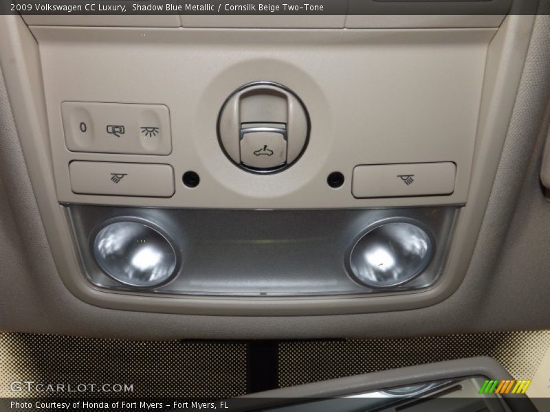 Shadow Blue Metallic / Cornsilk Beige Two-Tone 2009 Volkswagen CC Luxury