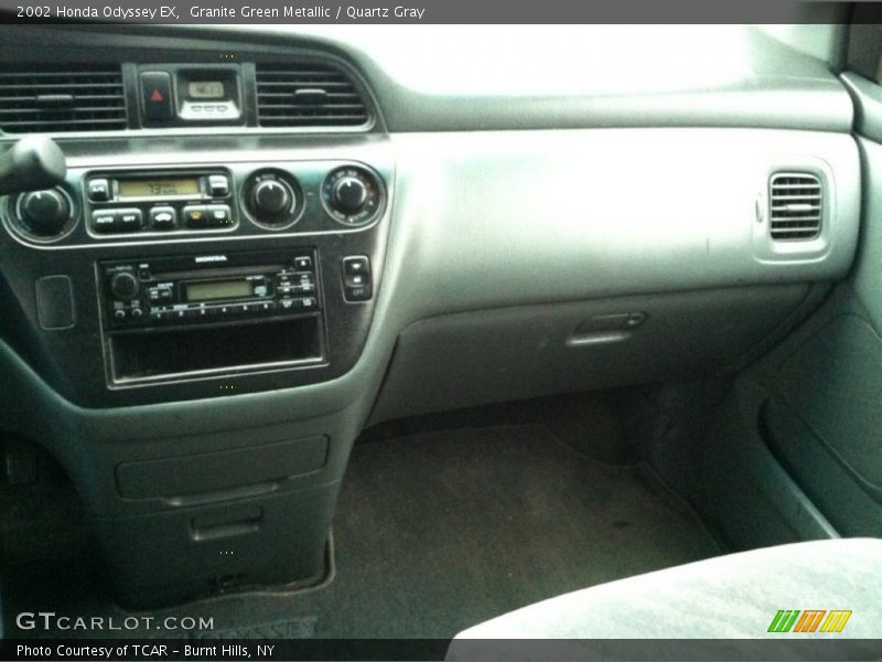 Granite Green Metallic / Quartz Gray 2002 Honda Odyssey EX