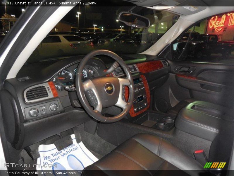 Summit White / Ebony 2013 Chevrolet Tahoe LT 4x4