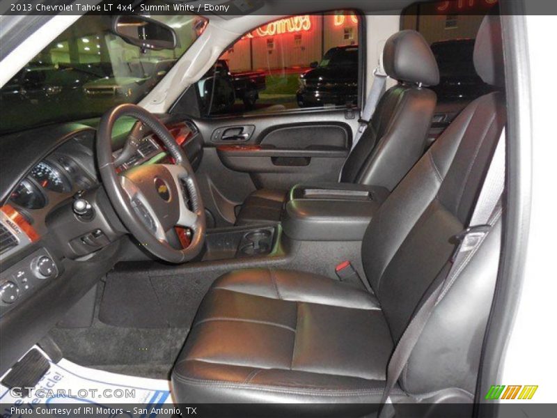 Summit White / Ebony 2013 Chevrolet Tahoe LT 4x4