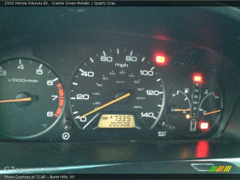Granite Green Metallic / Quartz Gray 2002 Honda Odyssey EX