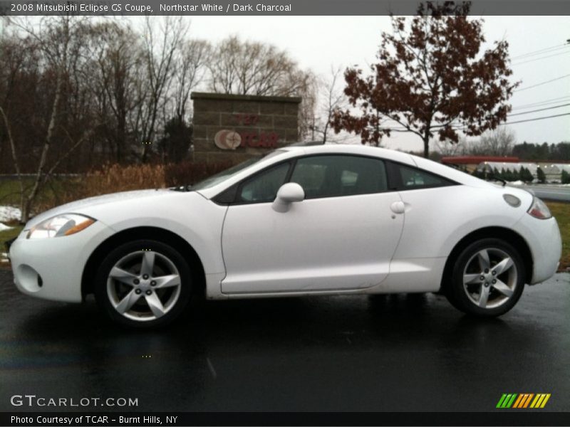 Northstar White / Dark Charcoal 2008 Mitsubishi Eclipse GS Coupe