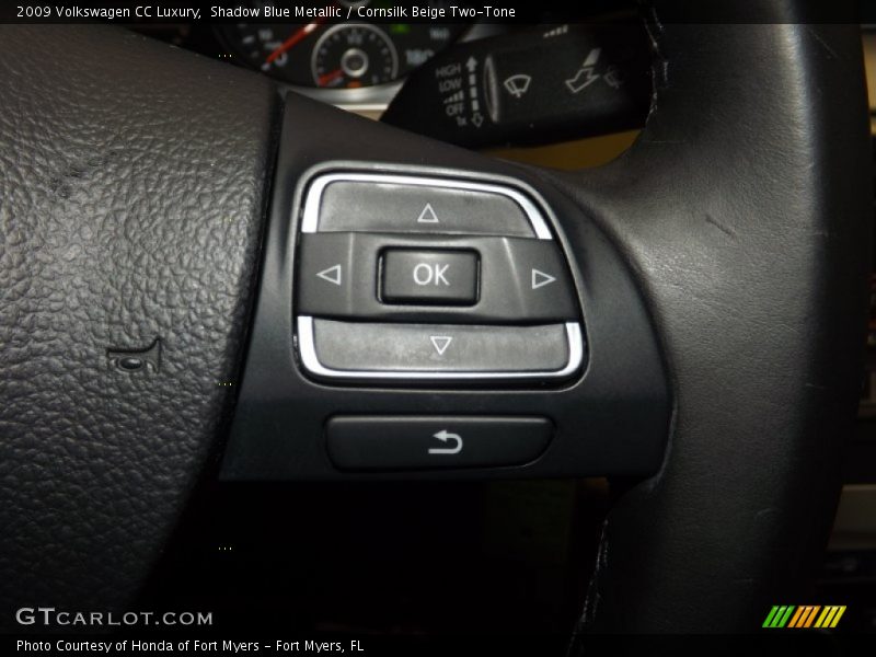 Shadow Blue Metallic / Cornsilk Beige Two-Tone 2009 Volkswagen CC Luxury