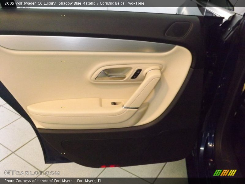 Shadow Blue Metallic / Cornsilk Beige Two-Tone 2009 Volkswagen CC Luxury