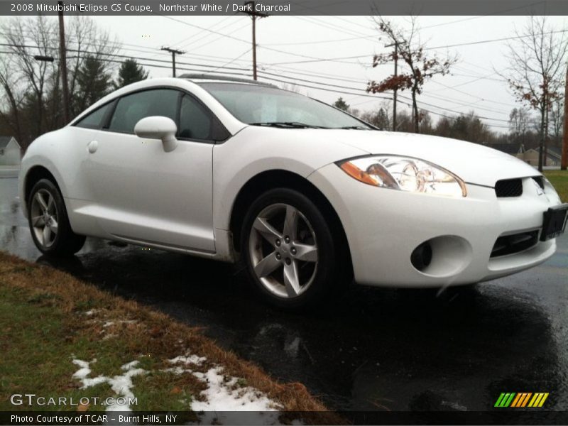 Northstar White / Dark Charcoal 2008 Mitsubishi Eclipse GS Coupe