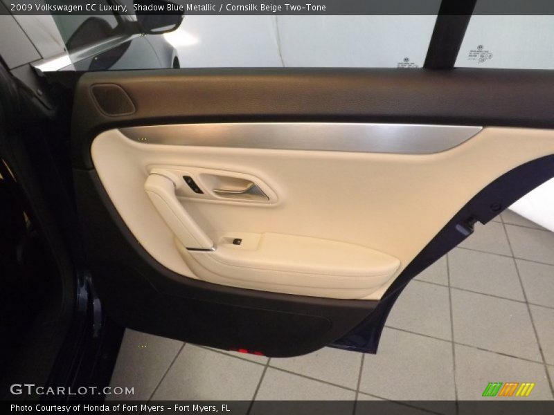 Shadow Blue Metallic / Cornsilk Beige Two-Tone 2009 Volkswagen CC Luxury