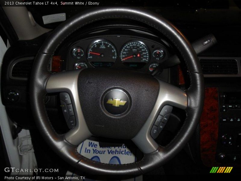 Summit White / Ebony 2013 Chevrolet Tahoe LT 4x4