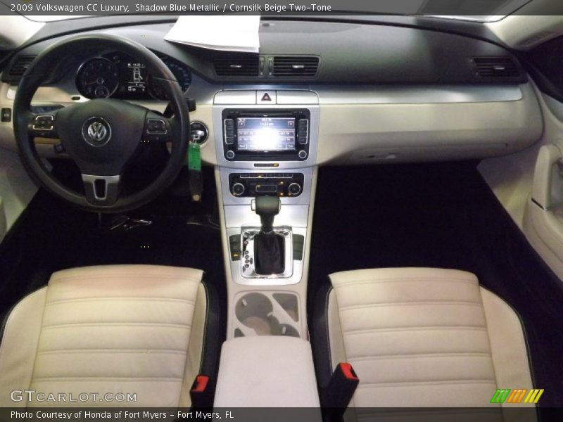 Shadow Blue Metallic / Cornsilk Beige Two-Tone 2009 Volkswagen CC Luxury