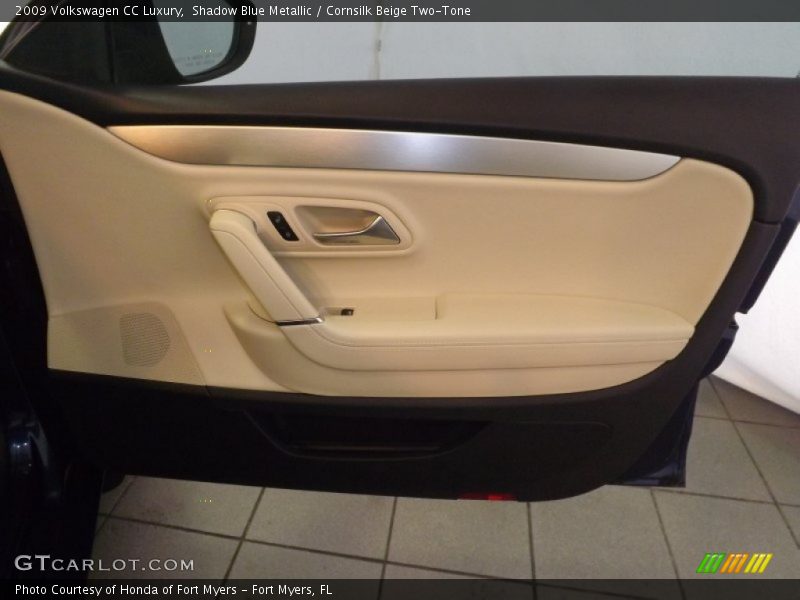 Shadow Blue Metallic / Cornsilk Beige Two-Tone 2009 Volkswagen CC Luxury