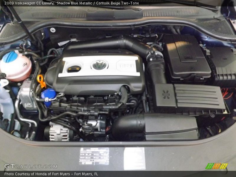 Shadow Blue Metallic / Cornsilk Beige Two-Tone 2009 Volkswagen CC Luxury