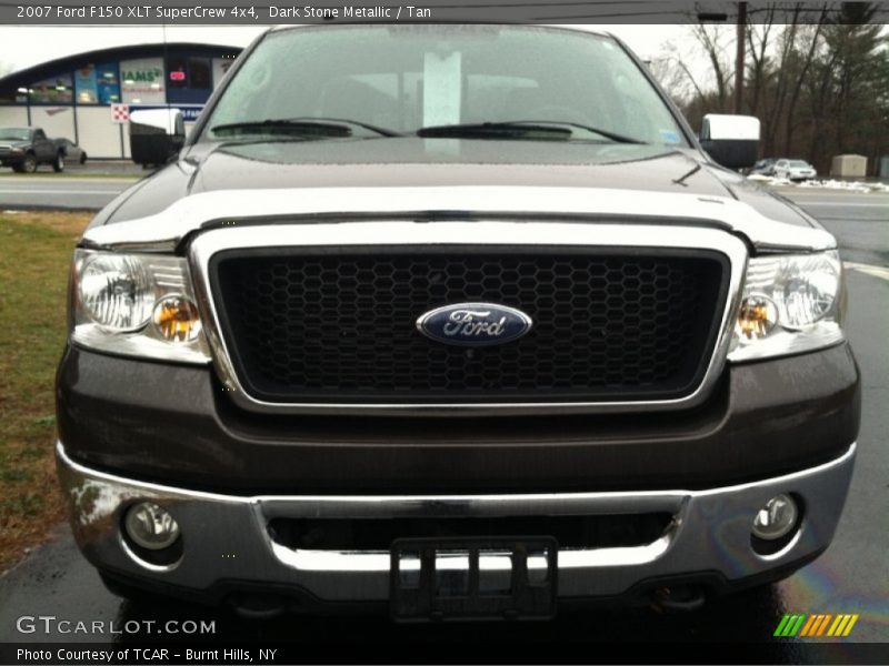 Dark Stone Metallic / Tan 2007 Ford F150 XLT SuperCrew 4x4