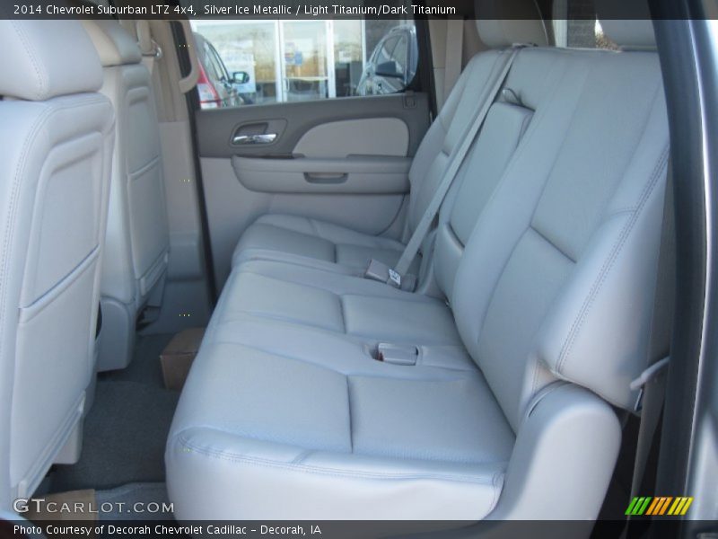 Silver Ice Metallic / Light Titanium/Dark Titanium 2014 Chevrolet Suburban LTZ 4x4