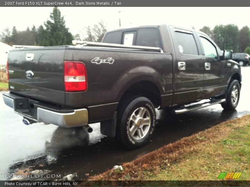 Dark Stone Metallic / Tan 2007 Ford F150 XLT SuperCrew 4x4