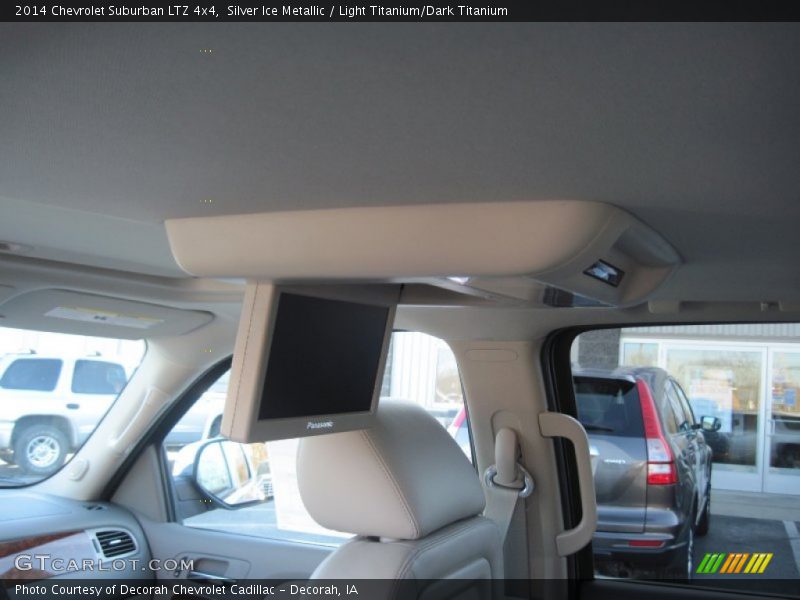 Silver Ice Metallic / Light Titanium/Dark Titanium 2014 Chevrolet Suburban LTZ 4x4