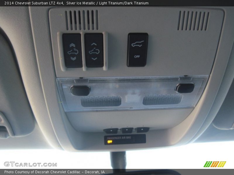 Silver Ice Metallic / Light Titanium/Dark Titanium 2014 Chevrolet Suburban LTZ 4x4