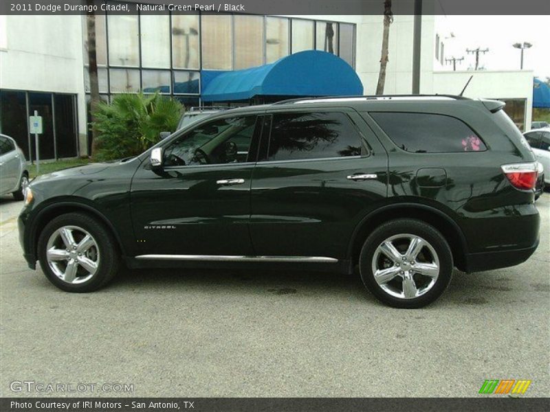 Natural Green Pearl / Black 2011 Dodge Durango Citadel