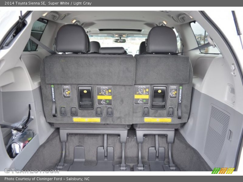  2014 Sienna SE Trunk