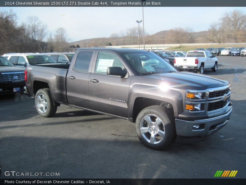 Tungsten Metallic / Jet Black 2014 Chevrolet Silverado 1500 LTZ Z71 Double Cab 4x4