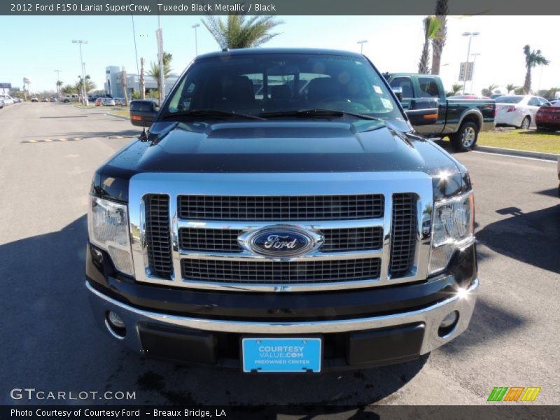 Tuxedo Black Metallic / Black 2012 Ford F150 Lariat SuperCrew