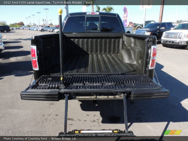 Tuxedo Black Metallic / Black 2012 Ford F150 Lariat SuperCrew