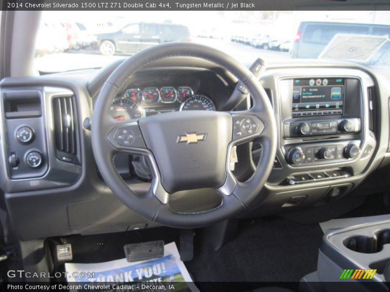 Tungsten Metallic / Jet Black 2014 Chevrolet Silverado 1500 LTZ Z71 Double Cab 4x4