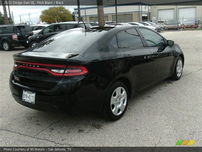Pitch Black / Black 2013 Dodge Dart SE