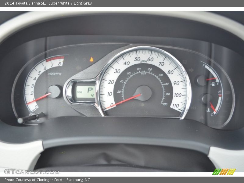  2014 Sienna SE SE Gauges