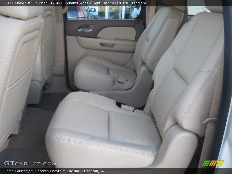 Summit White / Light Cashmere/Dark Cashmere 2014 Chevrolet Suburban LTZ 4x4
