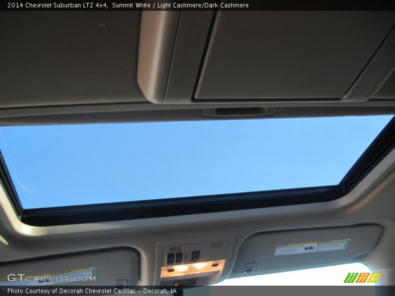 Summit White / Light Cashmere/Dark Cashmere 2014 Chevrolet Suburban LTZ 4x4