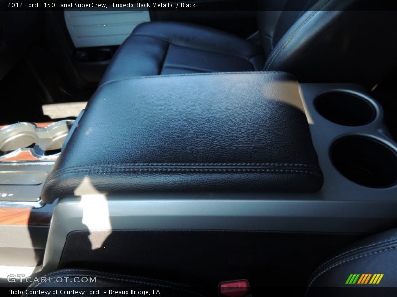 Tuxedo Black Metallic / Black 2012 Ford F150 Lariat SuperCrew