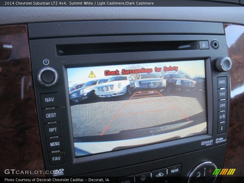 Summit White / Light Cashmere/Dark Cashmere 2014 Chevrolet Suburban LTZ 4x4