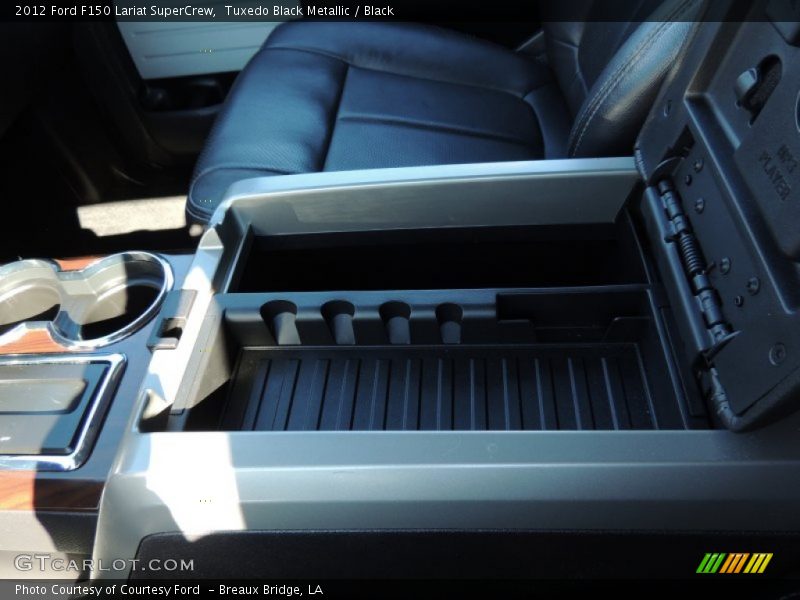 Tuxedo Black Metallic / Black 2012 Ford F150 Lariat SuperCrew