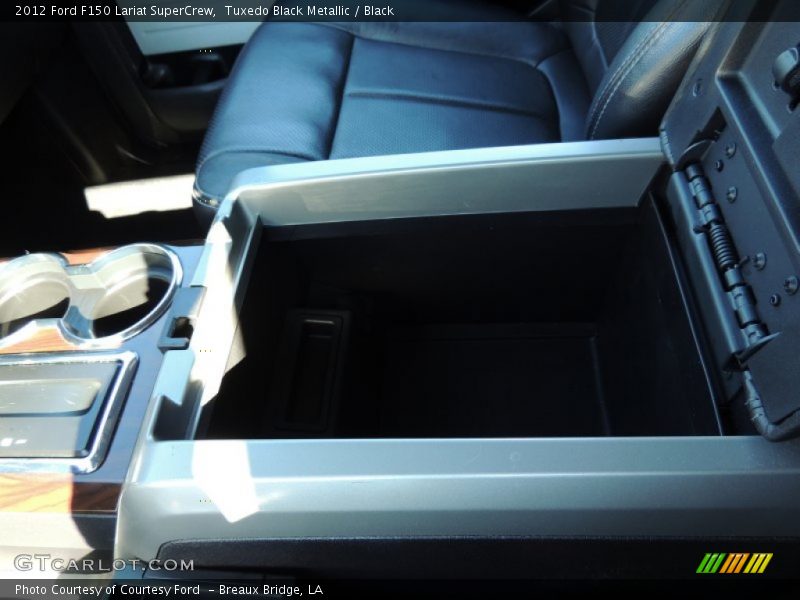 Tuxedo Black Metallic / Black 2012 Ford F150 Lariat SuperCrew