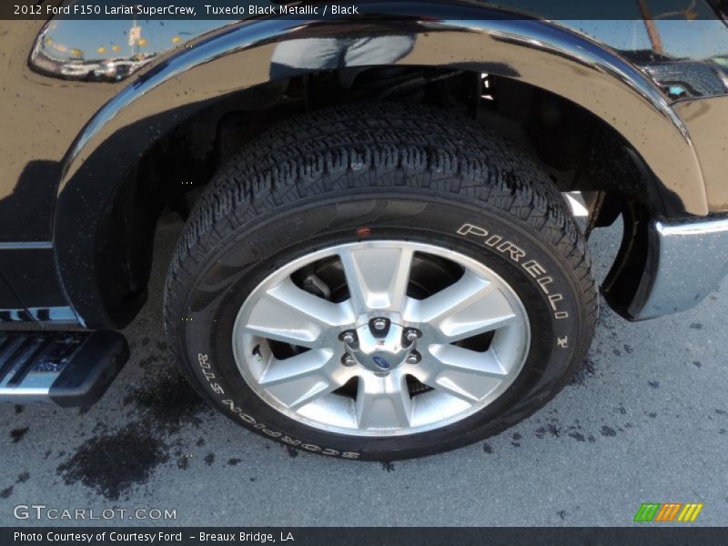Tuxedo Black Metallic / Black 2012 Ford F150 Lariat SuperCrew