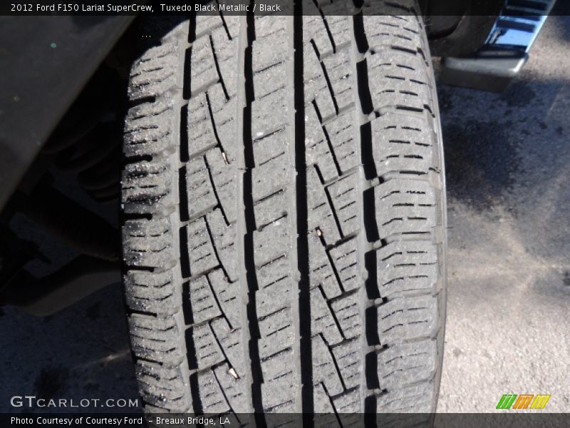 Tuxedo Black Metallic / Black 2012 Ford F150 Lariat SuperCrew