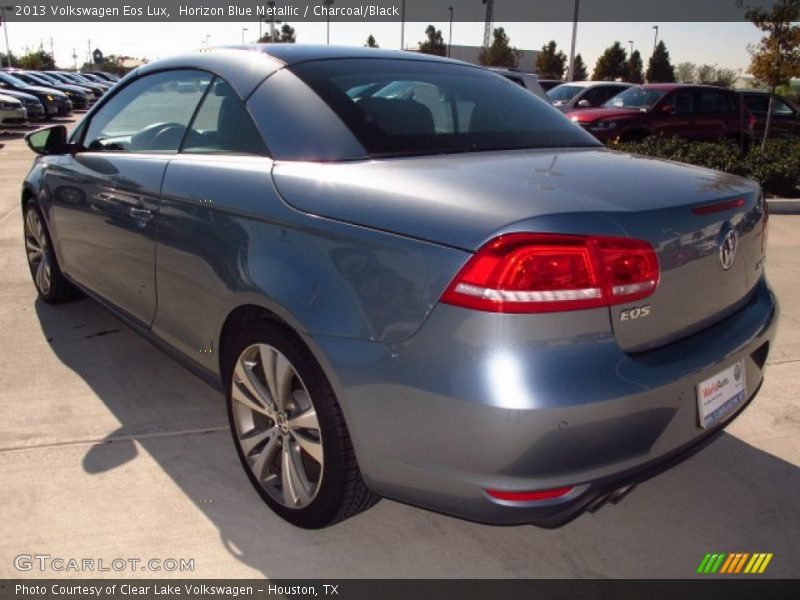 Horizon Blue Metallic / Charcoal/Black 2013 Volkswagen Eos Lux