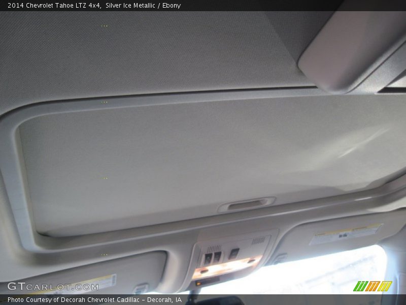 Silver Ice Metallic / Ebony 2014 Chevrolet Tahoe LTZ 4x4