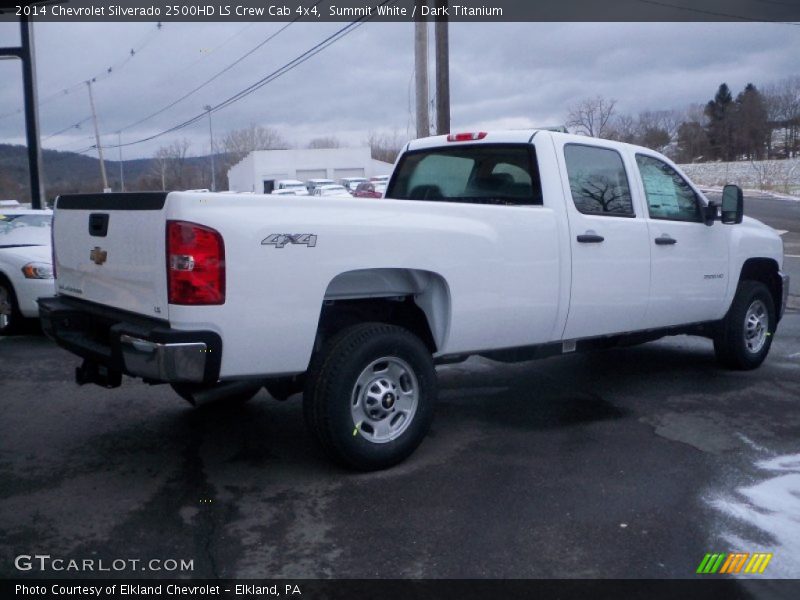 Summit White / Dark Titanium 2014 Chevrolet Silverado 2500HD LS Crew Cab 4x4