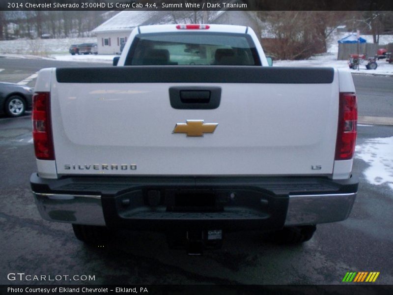 Summit White / Dark Titanium 2014 Chevrolet Silverado 2500HD LS Crew Cab 4x4