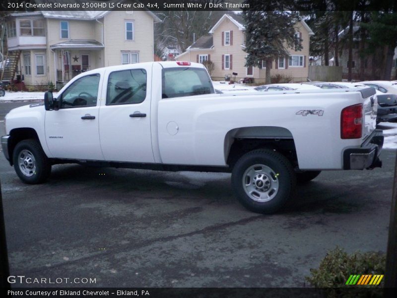 Summit White / Dark Titanium 2014 Chevrolet Silverado 2500HD LS Crew Cab 4x4