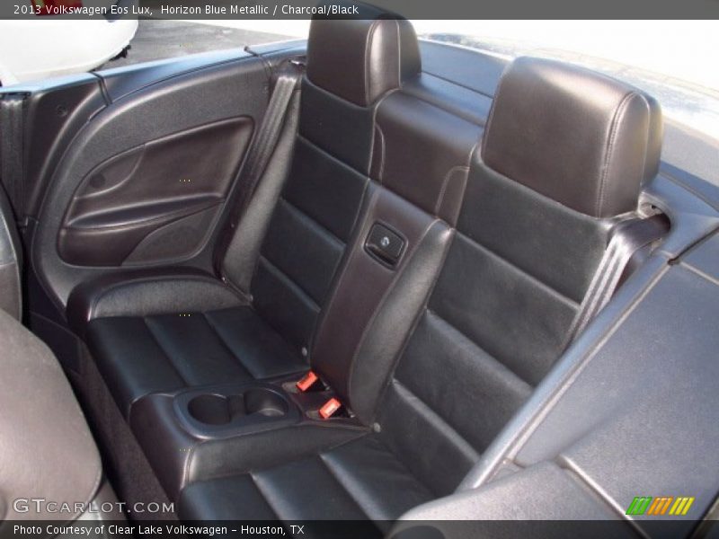 Horizon Blue Metallic / Charcoal/Black 2013 Volkswagen Eos Lux